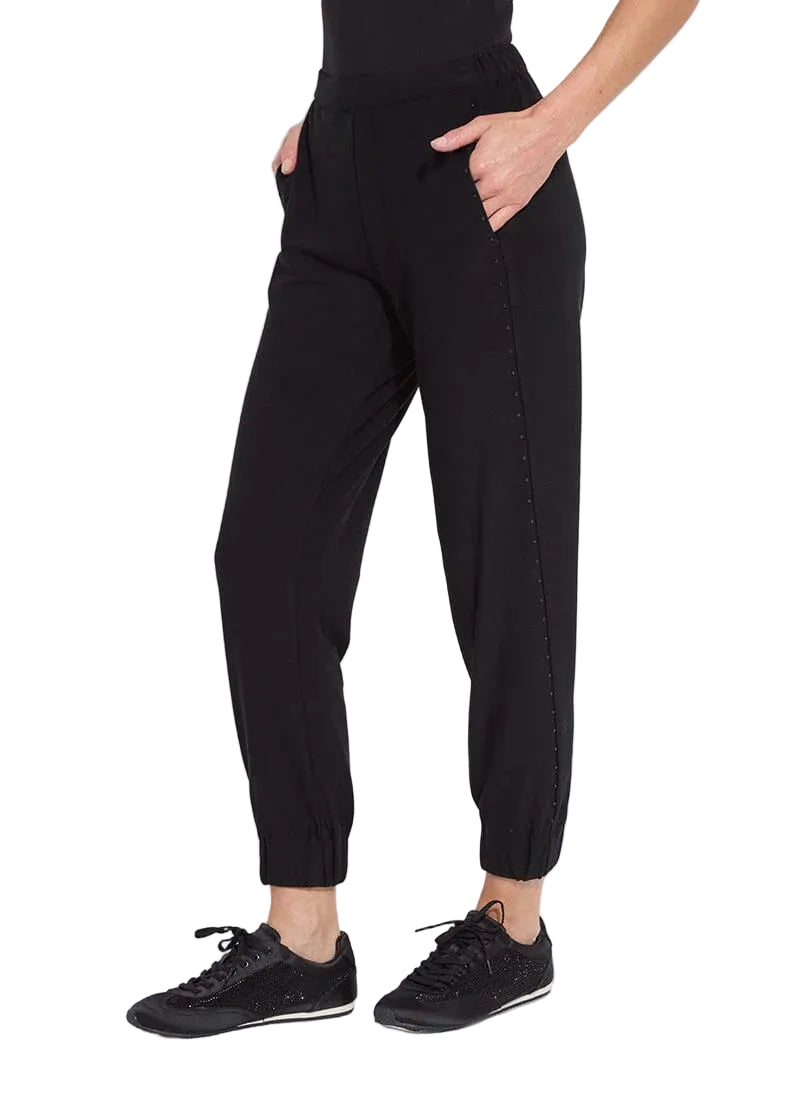 Lysse Emiliana Studded Jogger -Black