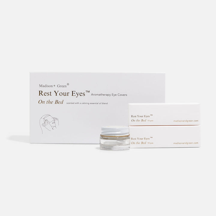 Madison Green Rest Your Eyes on the Bed Eye Covers