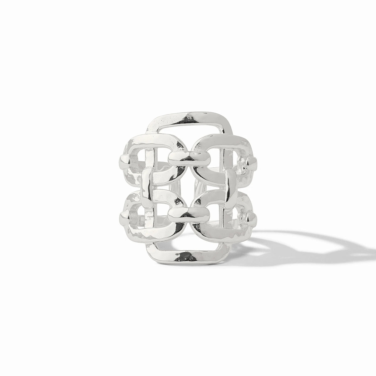 Julie Vos Sahara Statement Ring-Silver (OS)