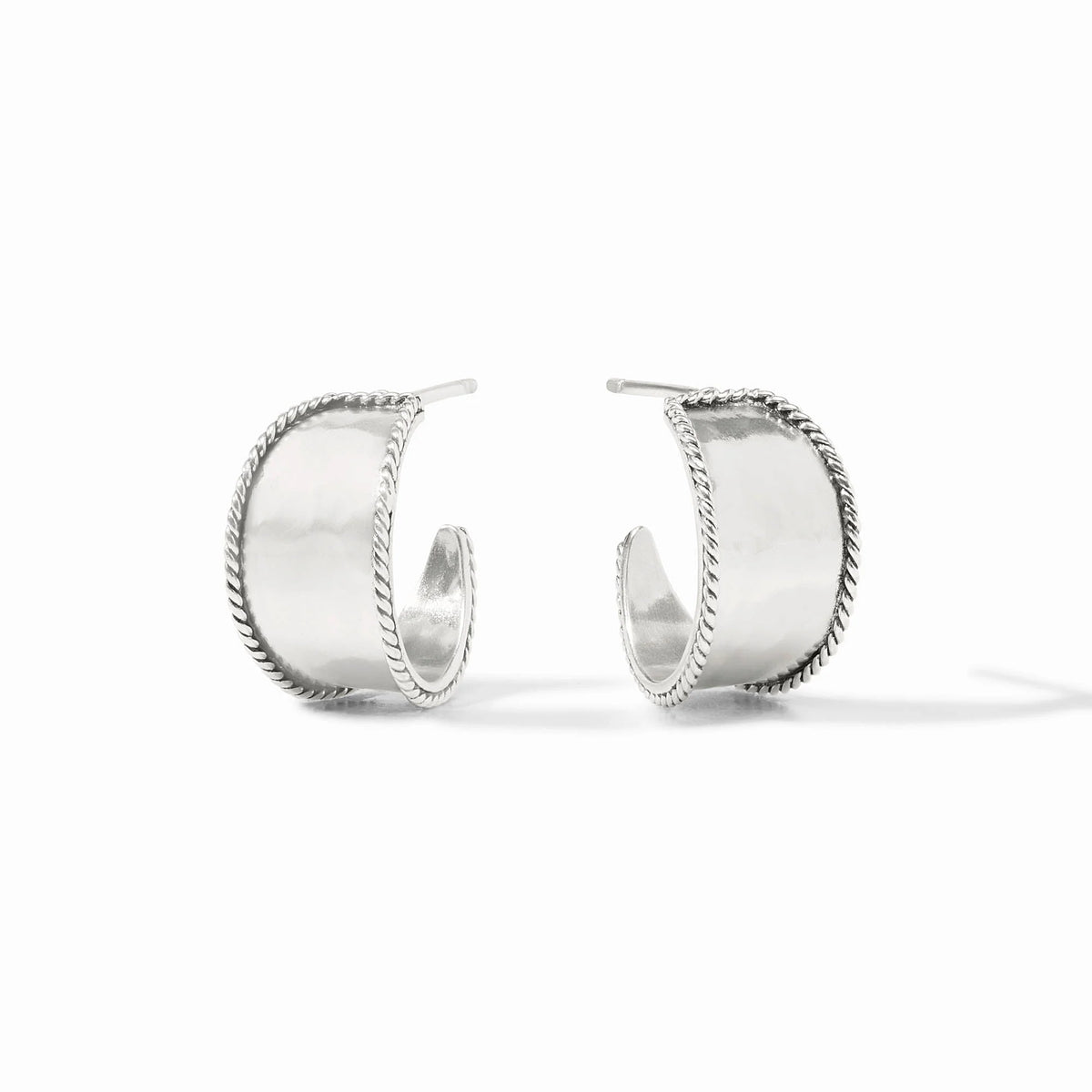 Julie Vos Savoy Hoop-Silver (XS)