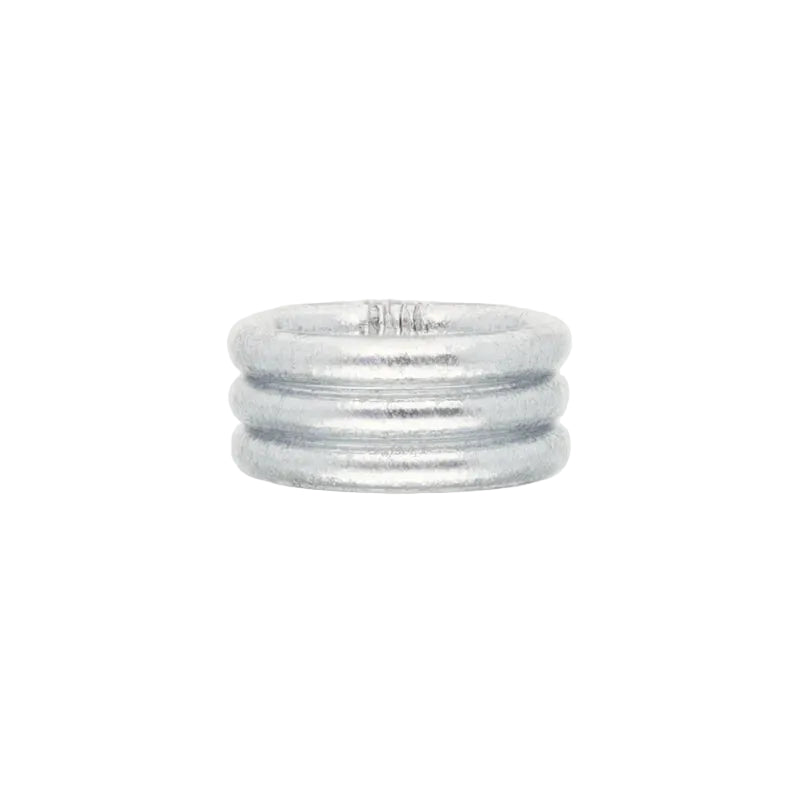 BuDhaGirl All Weather Rings-Silver (Set of 3) Size 8