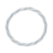 BuDhaGirl Silver Twist All Weather Bangle Extra Large