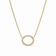 Julie Vos Stardust Delicate Necklace-Gold/Cubic Zirconia
