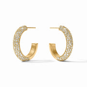 Julie Vos Stardust Hoop-Gold/Cubic Zirconia (large)