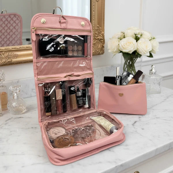 PurseN Classic Toiletry Case -Blush Velvet