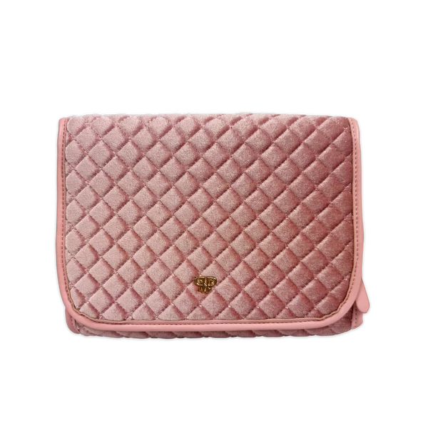 PurseN Classic Toiletry Case -Blush Velvet