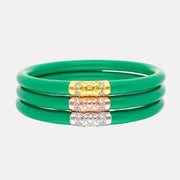BuDhaGirl Kelly Three Kings All Weather Bangles (Set of 3) Medium