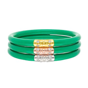 BuDhaGirl Kelly Three Kings All Weather Bangles (Set of 3) Small
