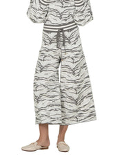 Emily McCarthy Teddy Crop Trouser-Wild Marble