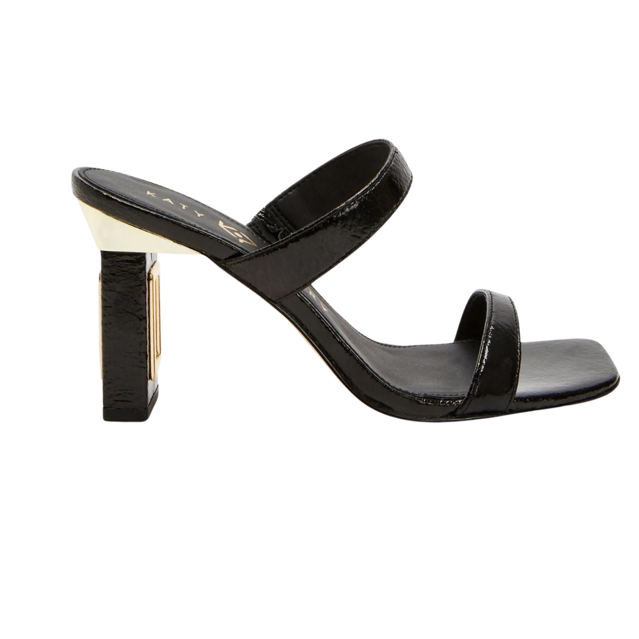 The Hollow Heel Sandal -Black