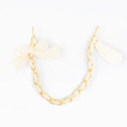 Michelle McDowell Scarf Bag Charm-Luna White