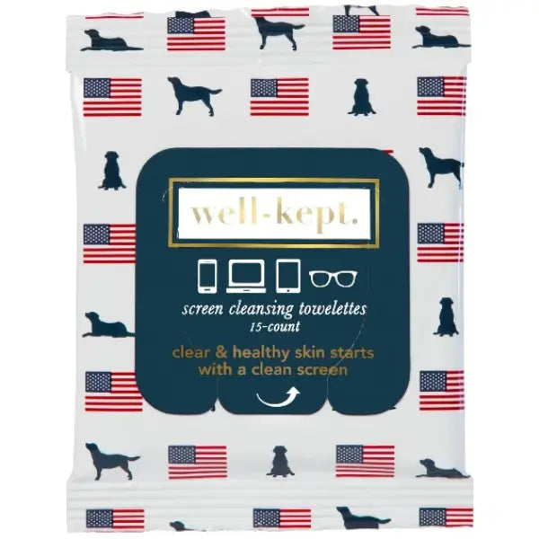 Well-Kept Old Glory Screen & Lens Wipes