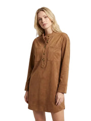 APNY Short Dress-Caramel