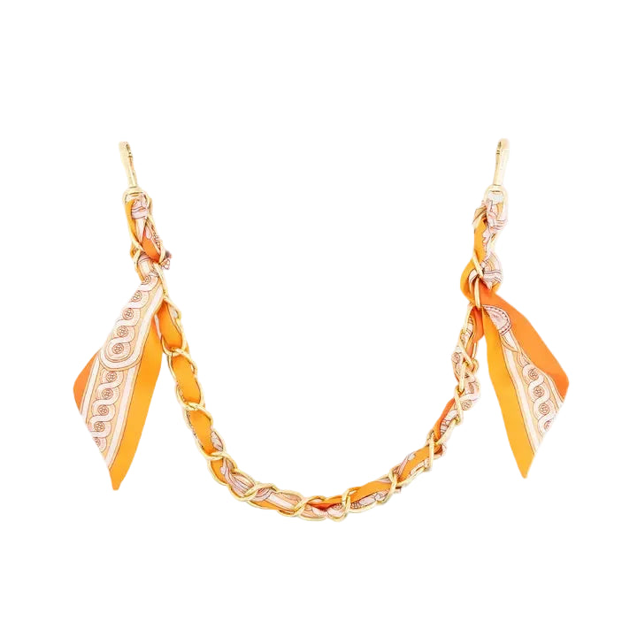 Michelle McDowell Scarf Bag Charm-Cadence Pink