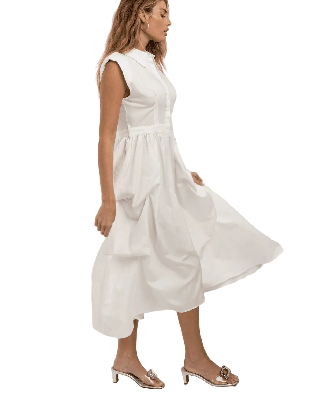 Cecelia New York Justine Sleeveless Dress -White