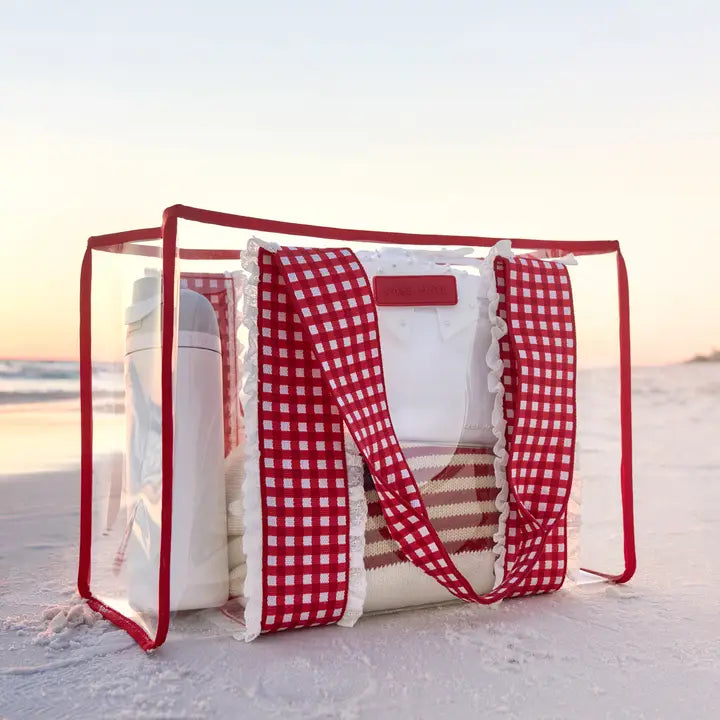 Case Mate Cherry Gingham Jelly Tote Bag