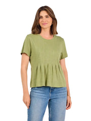 Mary Square Kimmy Top -Olive
