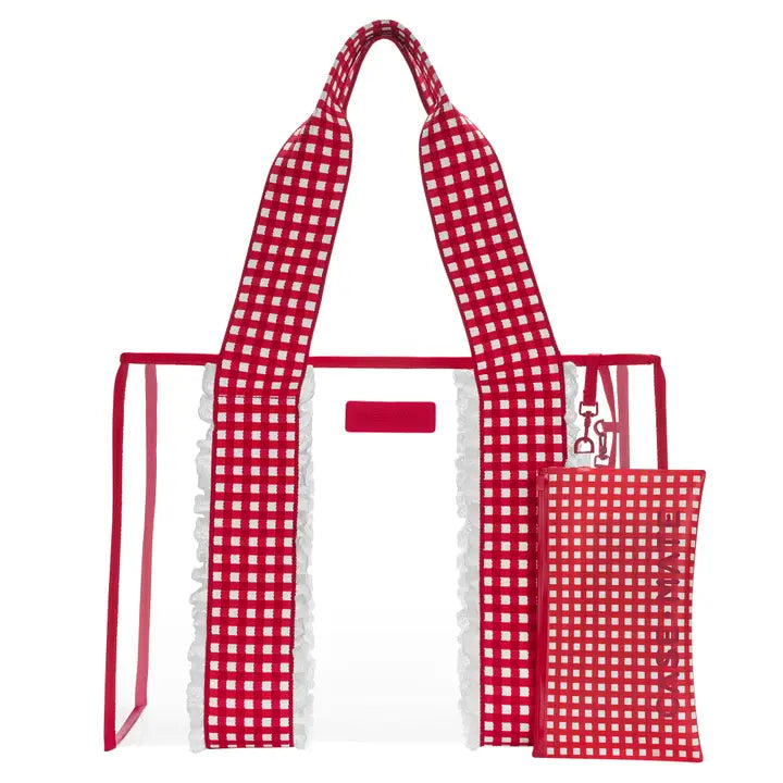 Case Mate Cherry Gingham Jelly Tote Bag