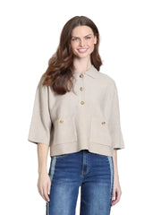 APNY Pocket Polo-Heather Sand