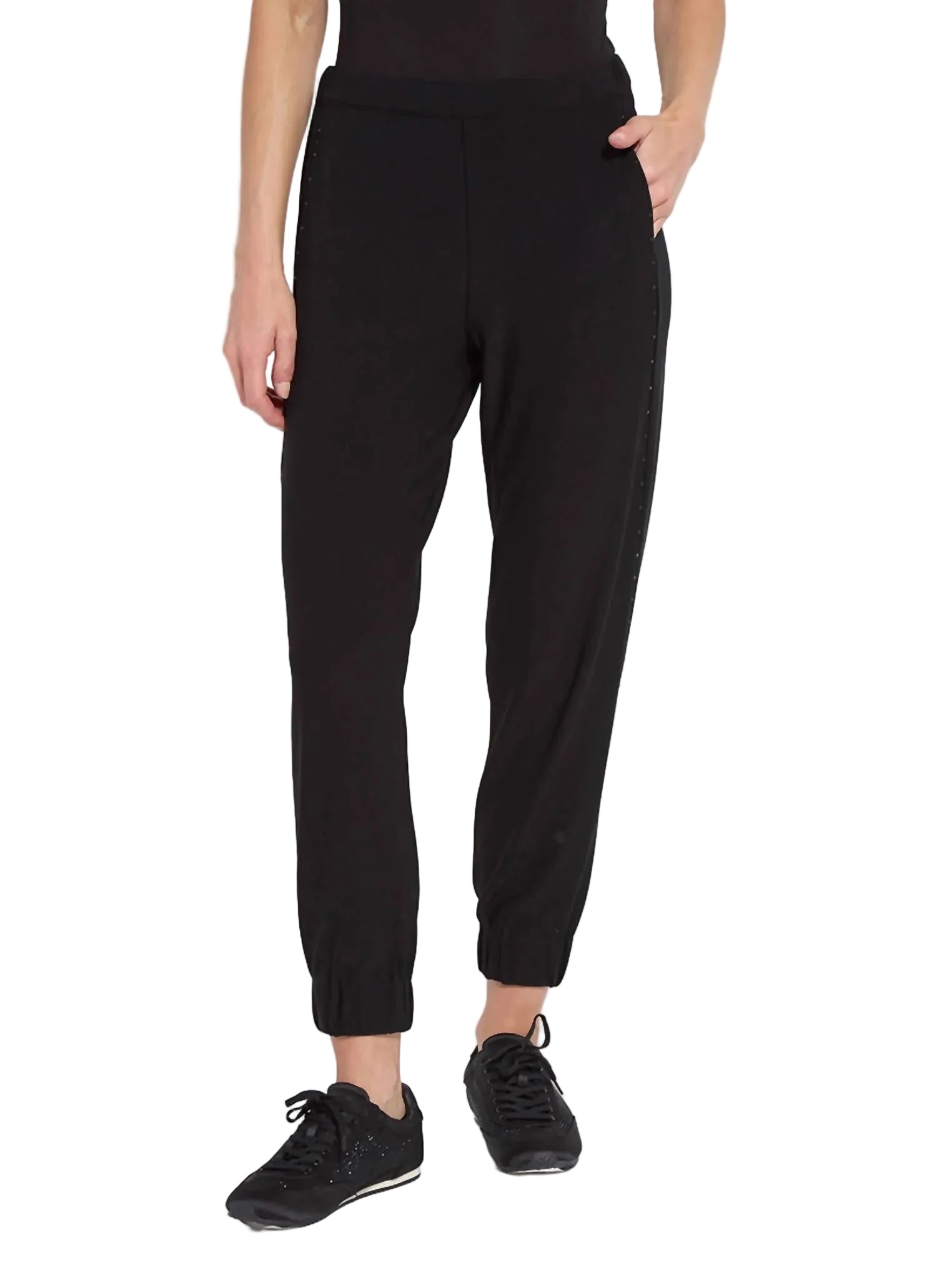 Lysse Emiliana Studded Jogger -Black