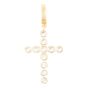 Michelle McDowell Sophie Charm -Circle Stone Cross