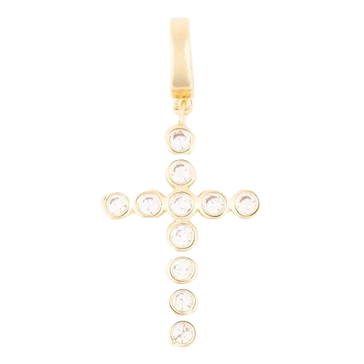 Michelle McDowell Sophie Charm -Circle Stone Cross