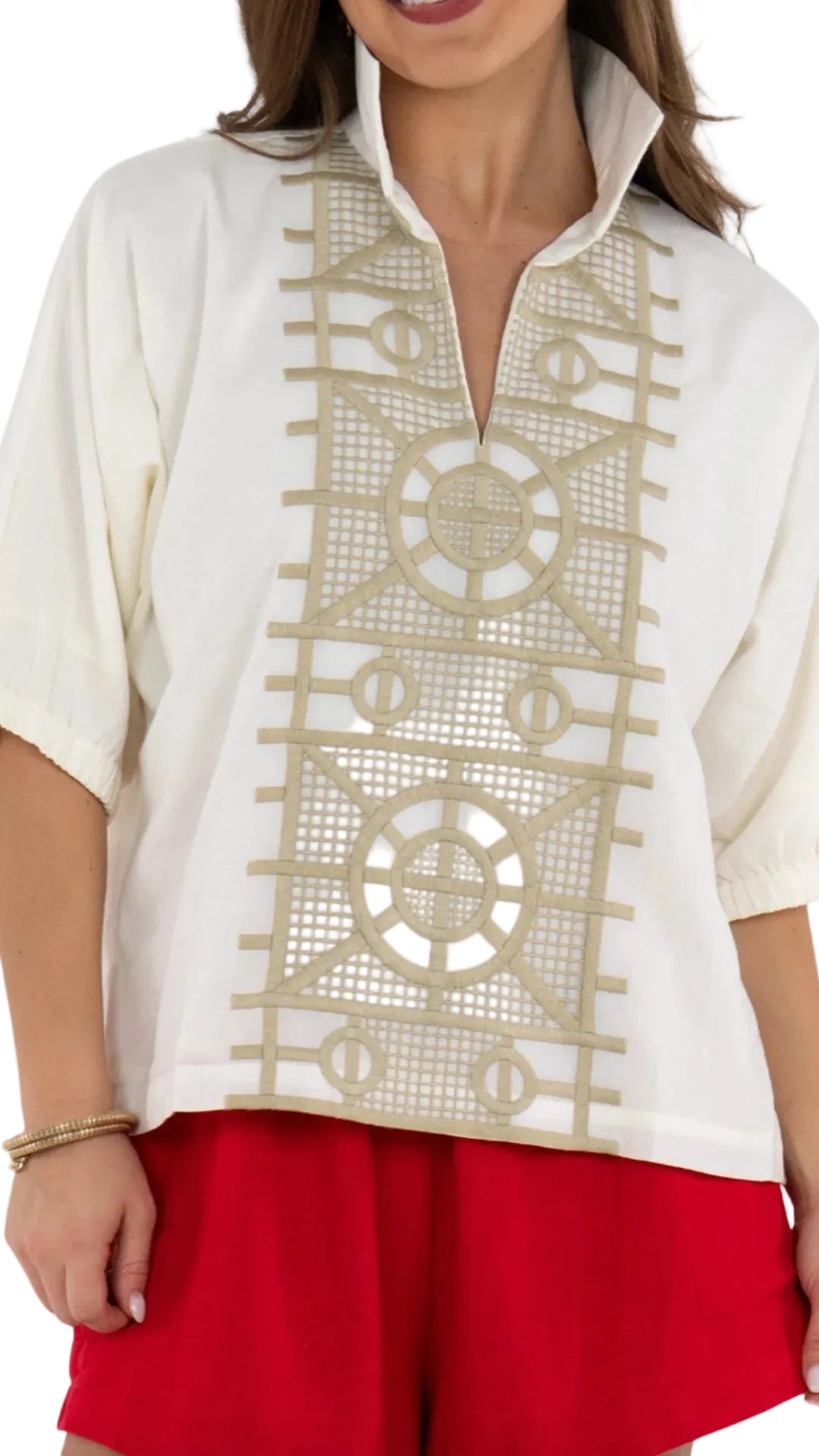 Emily McCarthy Poppy Top -Trellis
