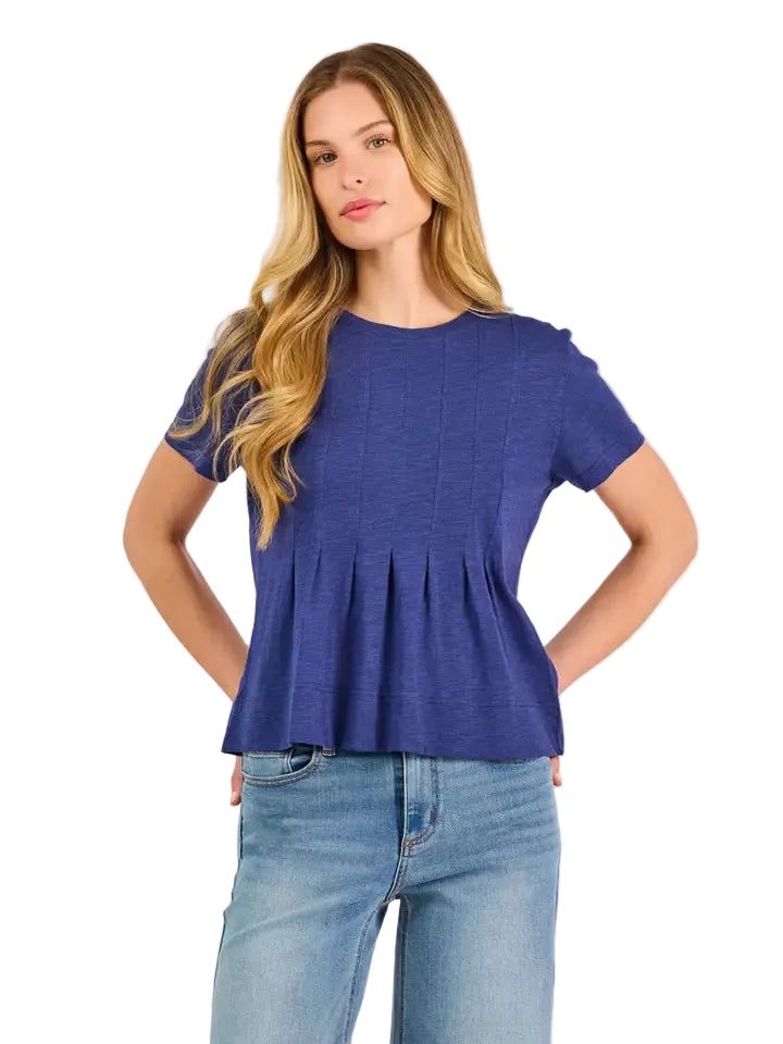 Mary Square Kimmy Top -Navy
