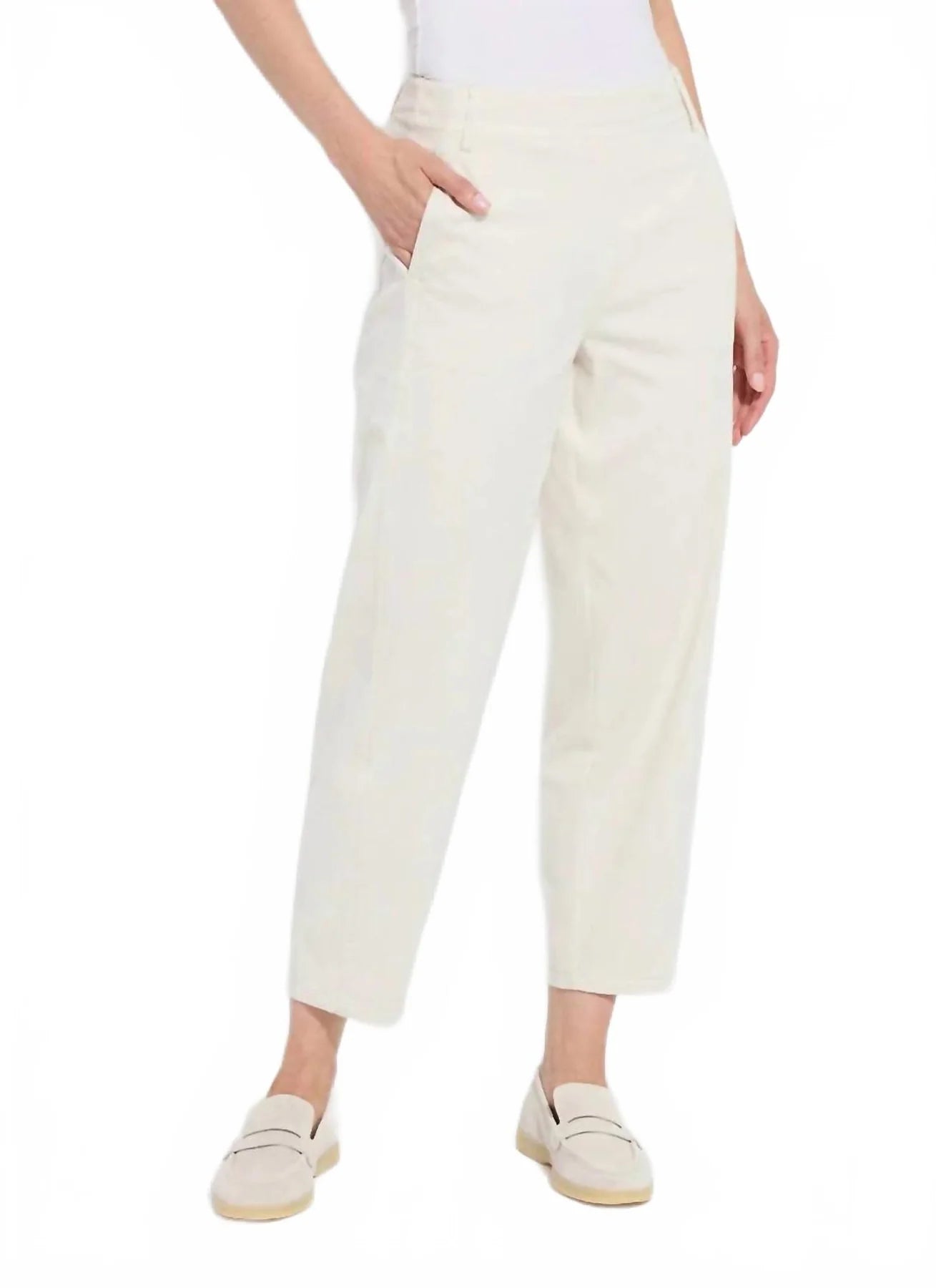 Lysse Anelise Barrel Trouser -Oat