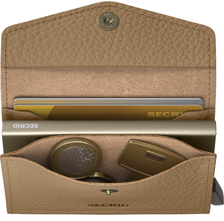 Secrid Envelope Wallet -Pebble Cappuccino