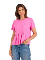 Mary Square Kimmy Top -Rose