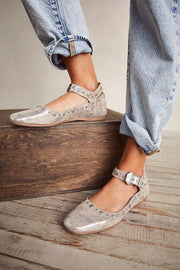 Mystic Mary Jane Flats -Champagne