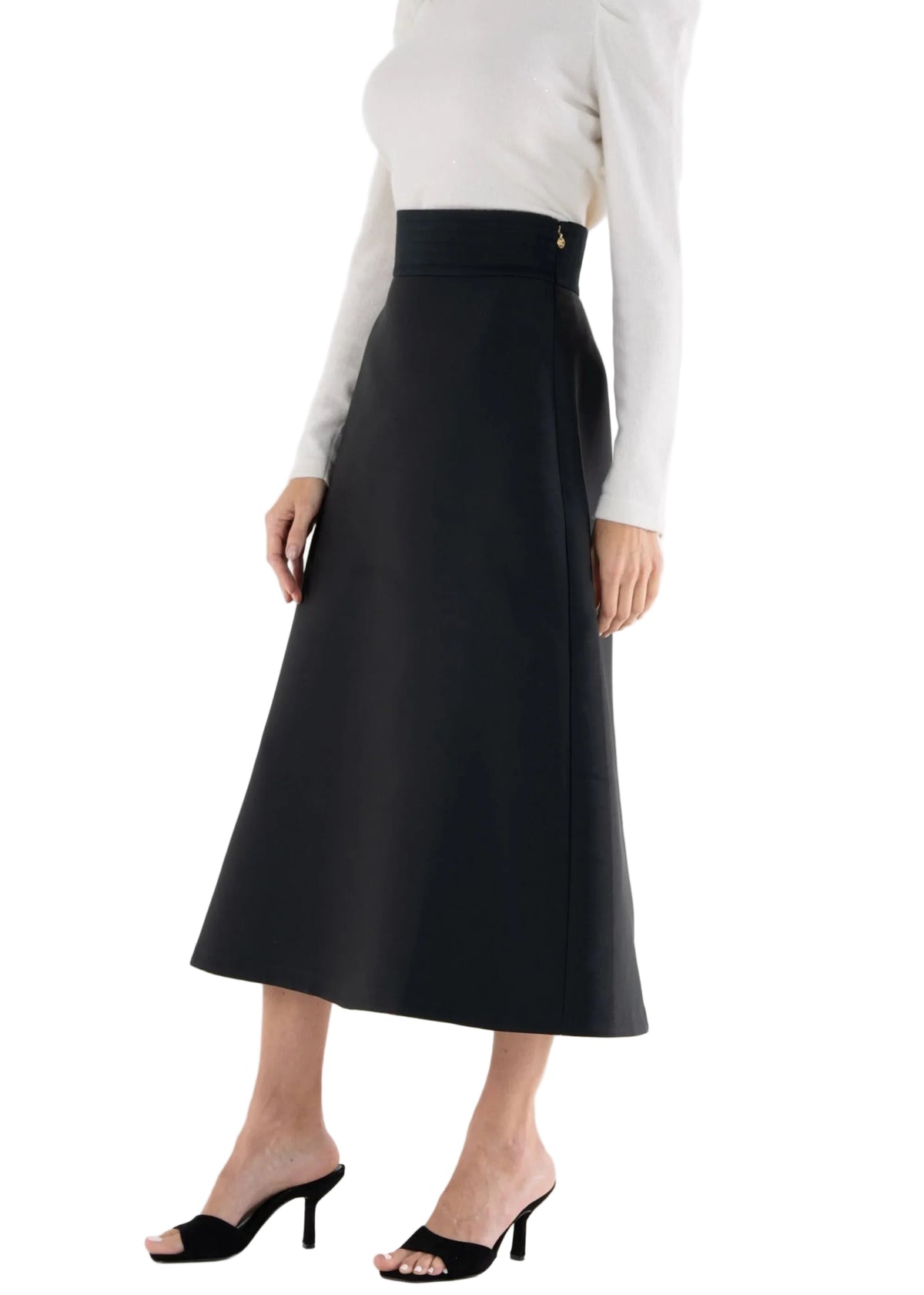 Emily McCarthy Sable Skirt-Black Tie