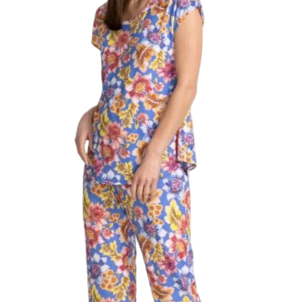Johnny Was The Bobbie PJ Crop Set -Leilah