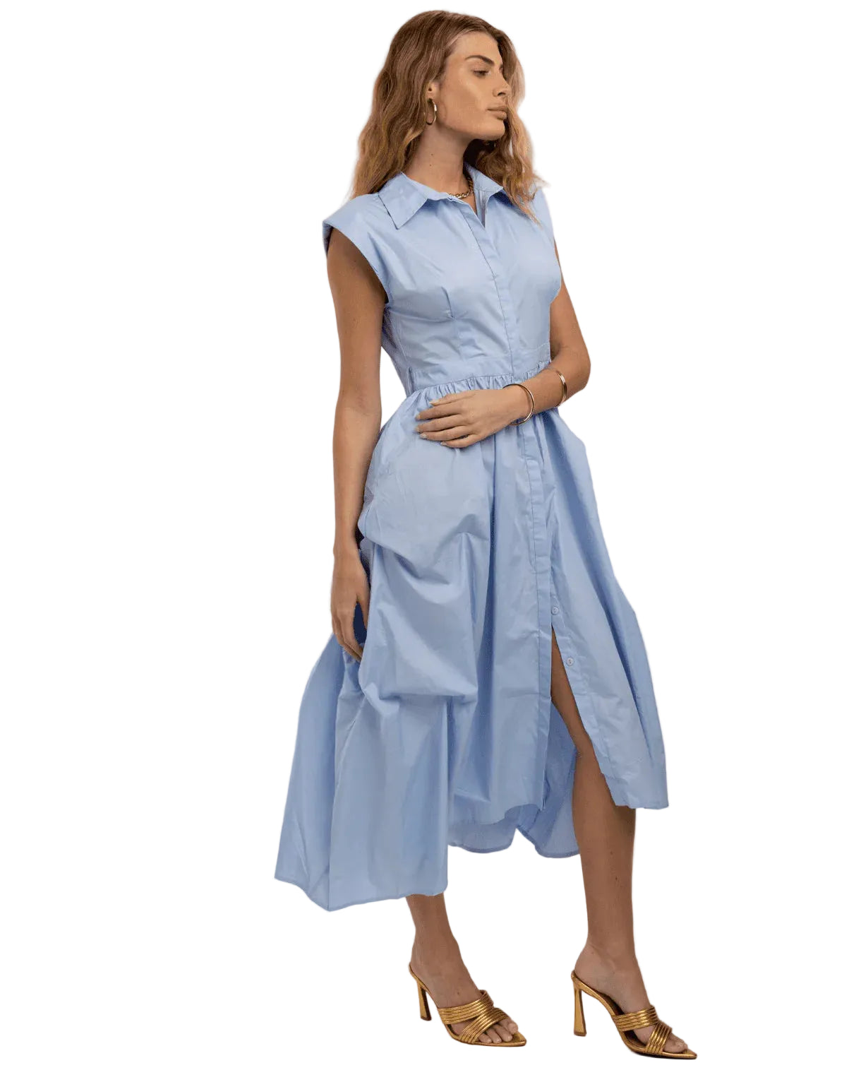 Cecelia New York Justine Sleeveless Dress -Blue