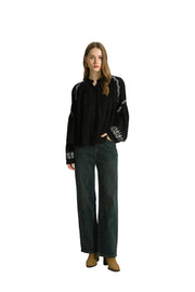 The Korner Maty Blouse-Black
