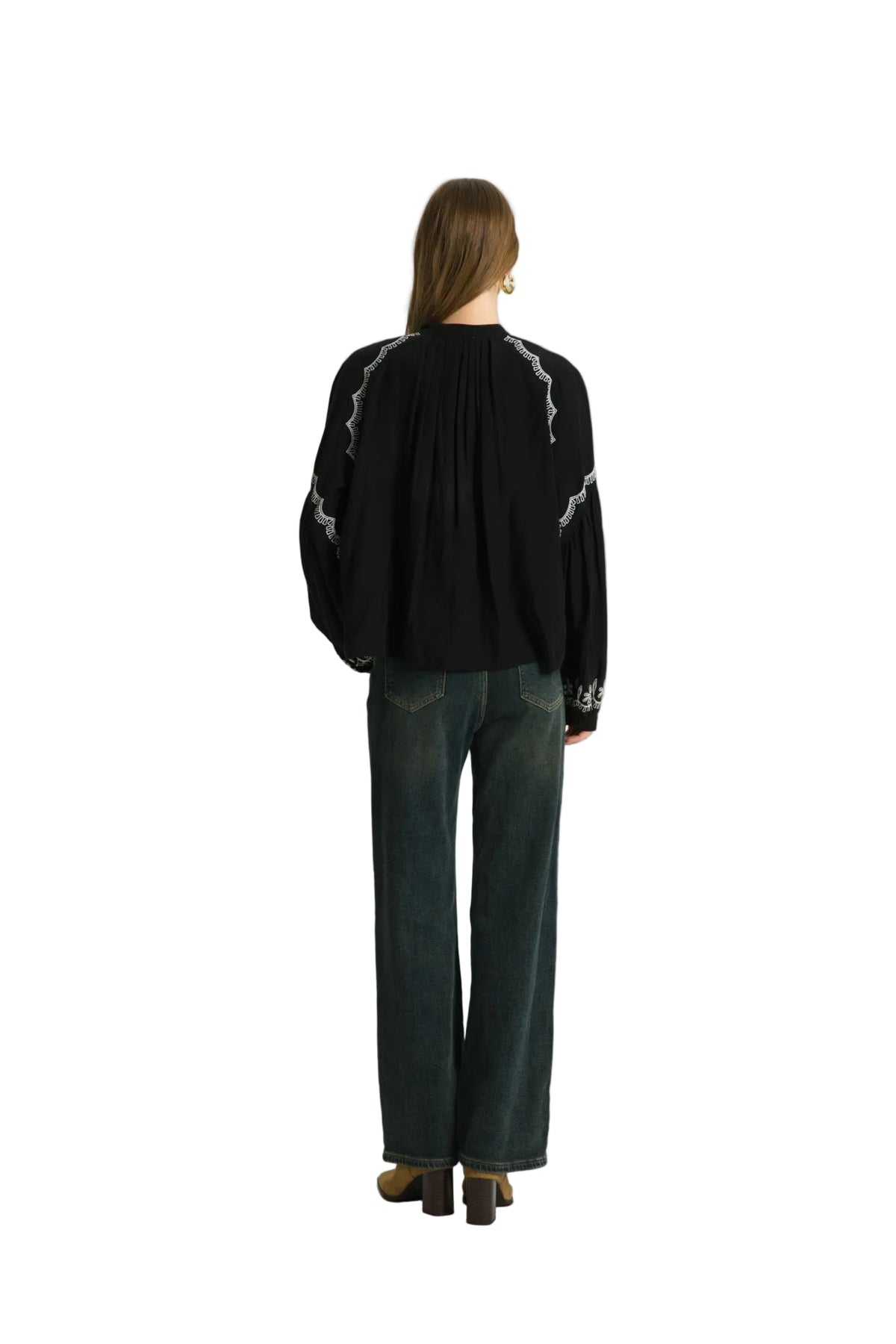 The Korner Maty Blouse-Black