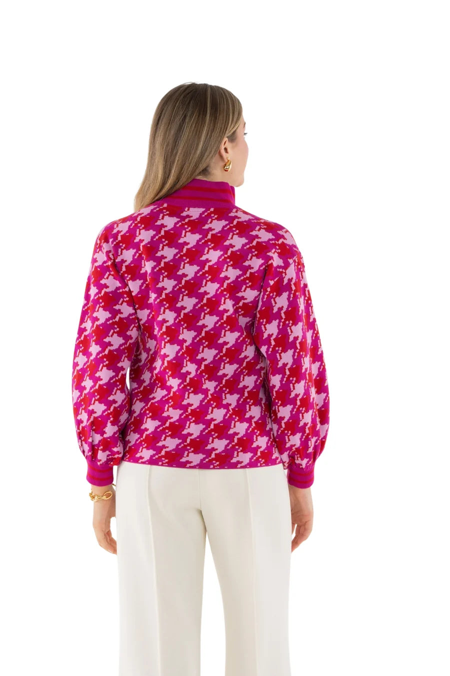Emily McCarthy Lolli Sweater-Houndstooth
