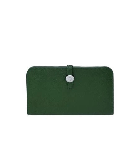 BC Bags Genuine Leather Wallet #1014 -Green