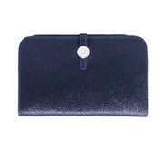 BC Bags Genuine Leather Wallet #1014 -Navy